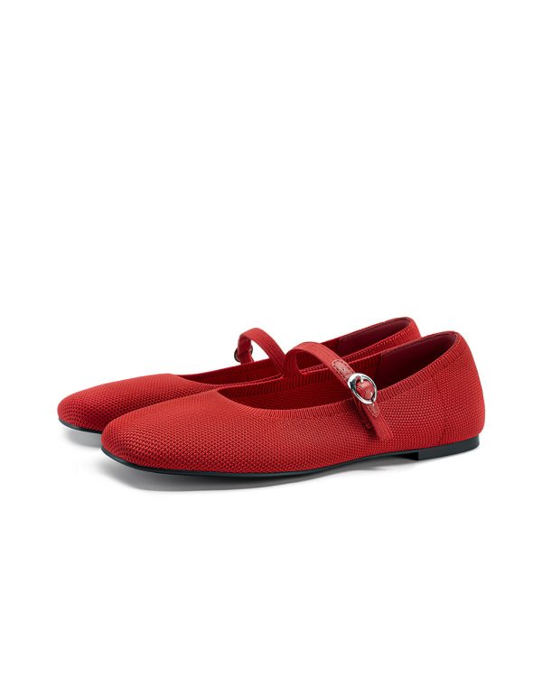 Mirth | Square Toe Mary Jane Flats