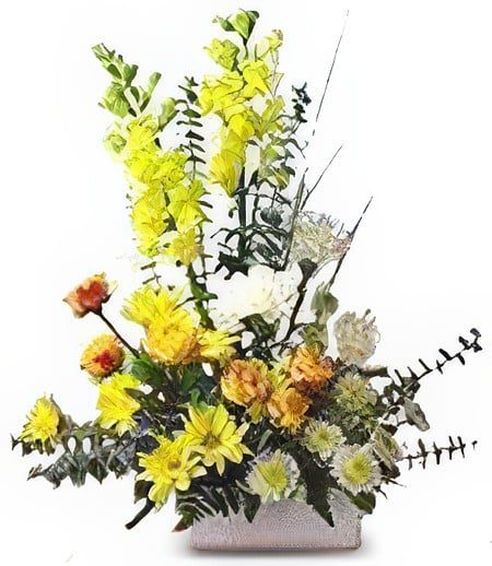 A Ray of Sunlight Sympathy Arrangement