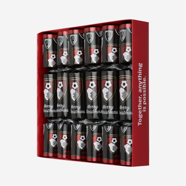 AFC Bournemouth 6 Pack Christmas Holiday Crackers