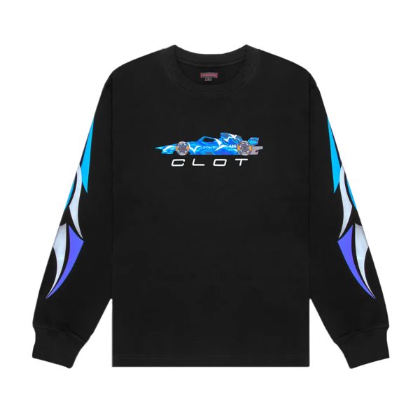 CLOT x Formula E LS T-Shirt - Black