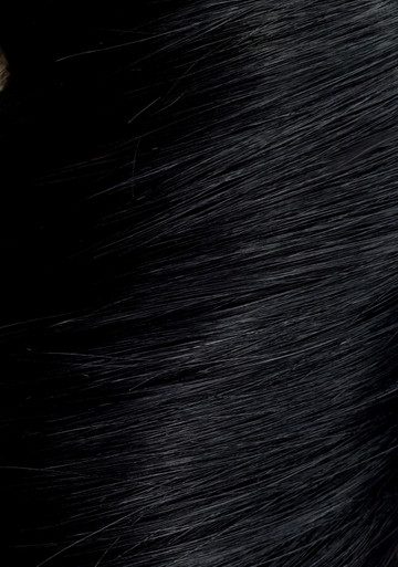 Jet Black - Double Wefted Lace Full Head Clip in Human Hair Extensions