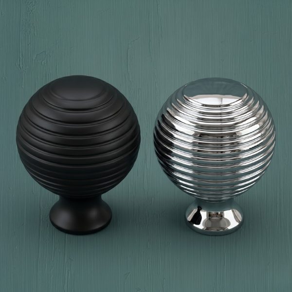 Queen Anne Fluted Beehive Furniture Knobs