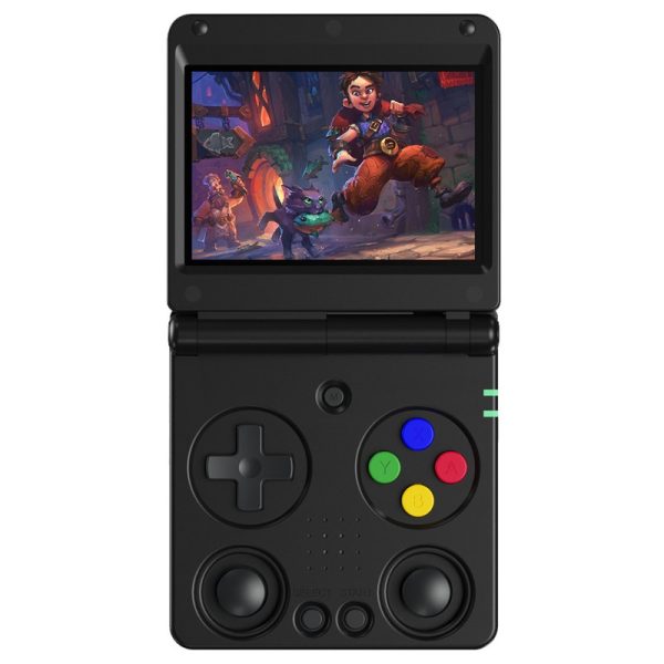 ANBERNIC RG34XXSP Flip Game Console 64GB Black