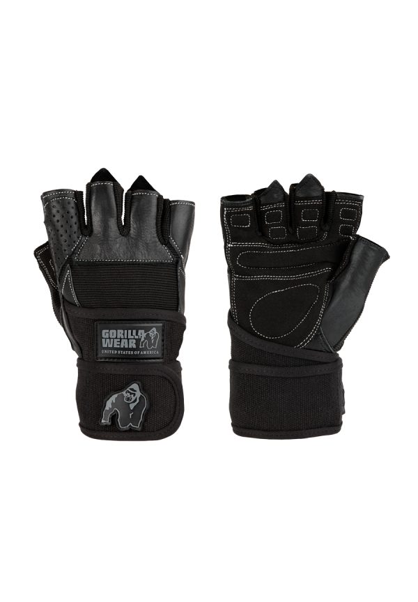 Dallas Wrist Wraps Gloves - Black
