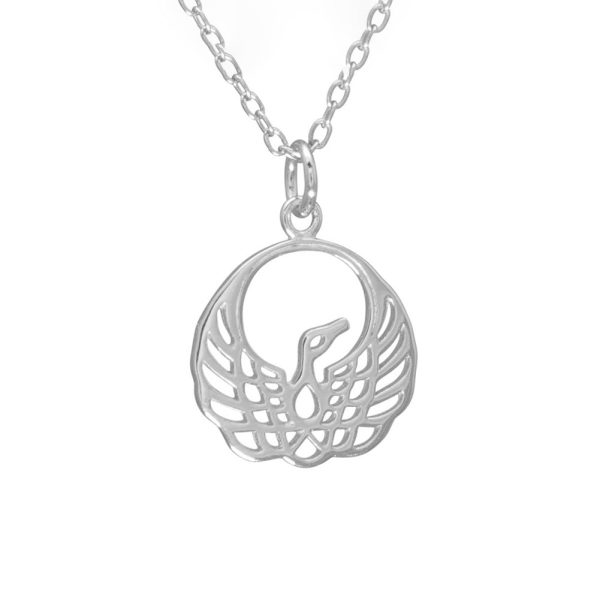 Mantra Jewellery, Phoenix Necklace, Silver