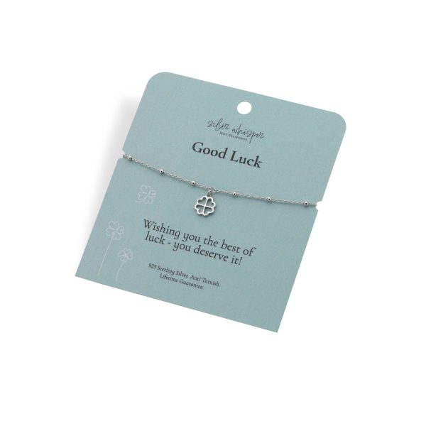 Silver Whisper Good Luck Bracelet