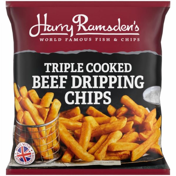 Harry Ramsden’s Triple Cooked Beef Dripping Chips 850g
