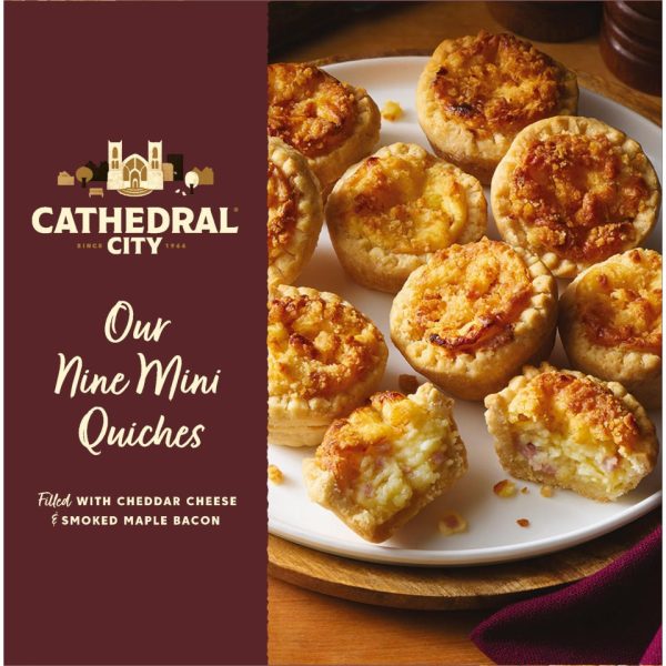 Cathedral City Our 9 Mini Quiches 189g