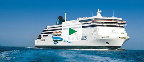 Ferry to Ireland, car + 1 (Holyhead-Dublin or Pembroke-Rosslare)