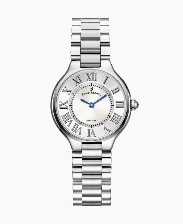 Celine 29mm Two-hands Silver-tone Silver dial Stainless steel swiss watch