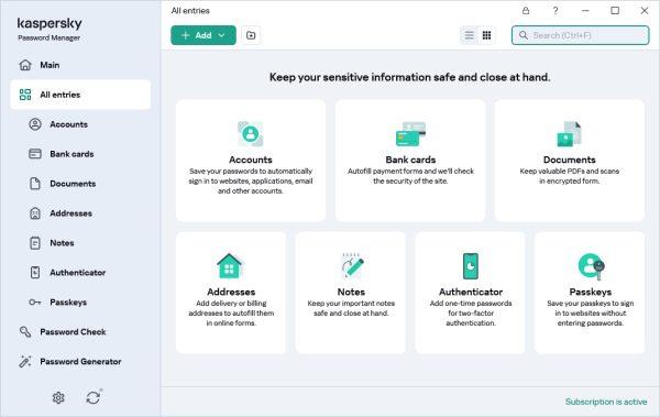 Kaspersky Password Manager
