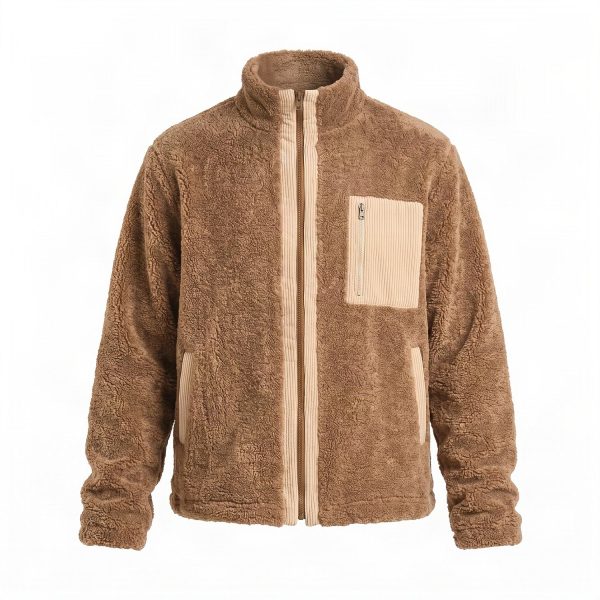 DREW Recycled PET Fleece Jacket - Mink