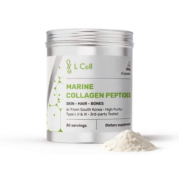 Marine Collagen Peptides 300g (30 servings, >99.9% purity), hydrolyzed