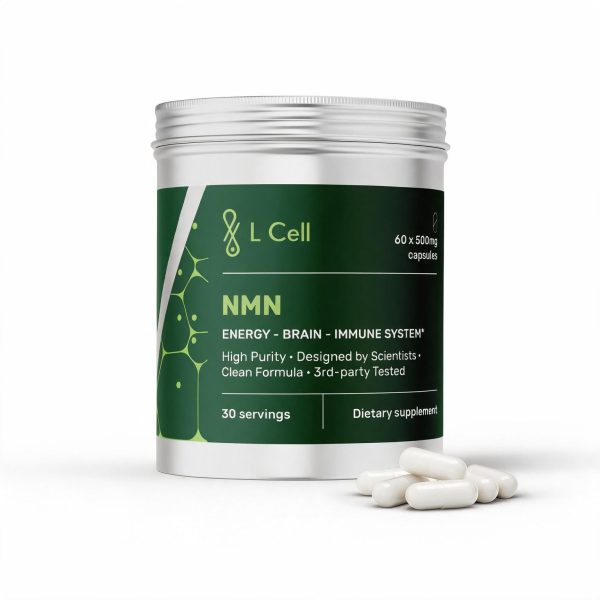 NMN Capsules 500mg (30 servings, 60 caps)