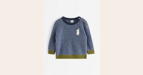 Moomin knitted jumper in wool blend