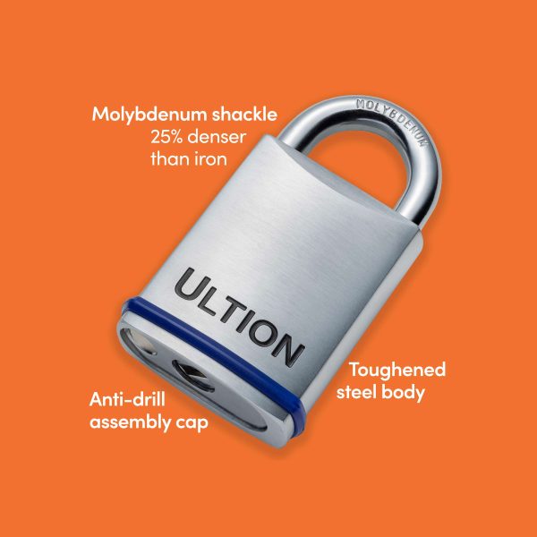 Ultion Padlock works with your Ultion Key