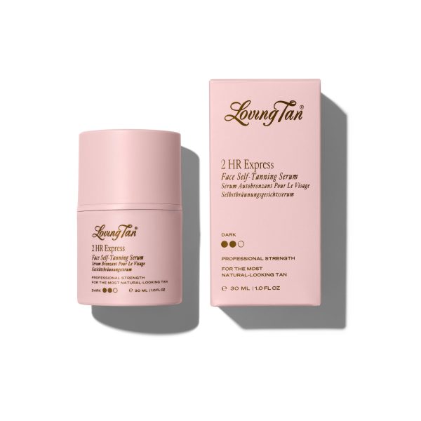 2 HR Express Face Self-Tanning Serum Dark