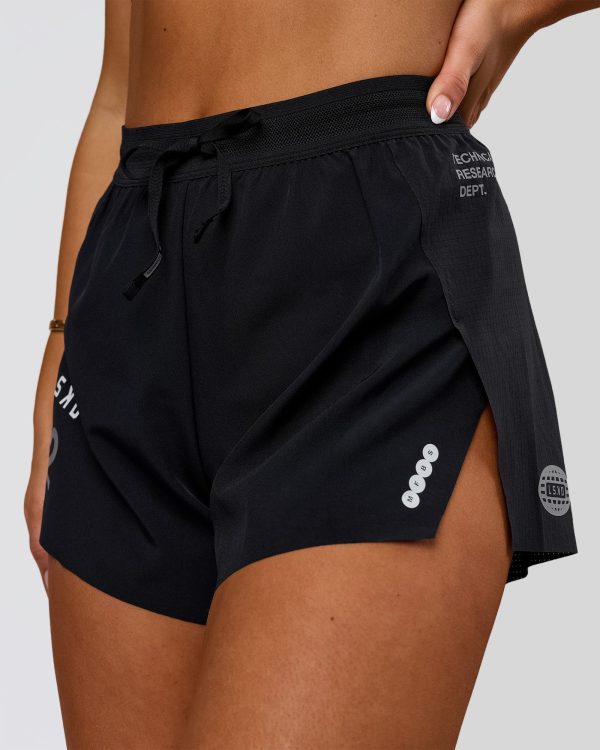 Accelerate 3" High-Rise Running Short - Black-Tech Department