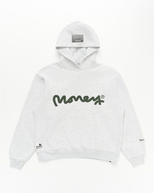 Sig Ape Heavy Weight Hood Grey Melange