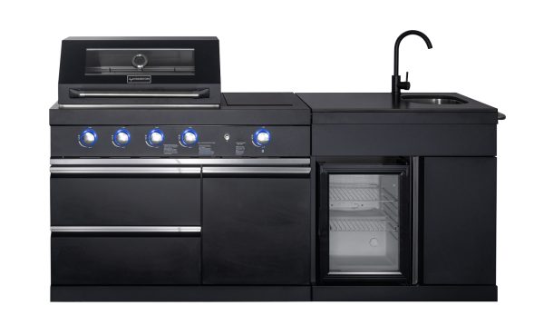 Pure - Free-standing outdoor kitchen - Compact (Black)