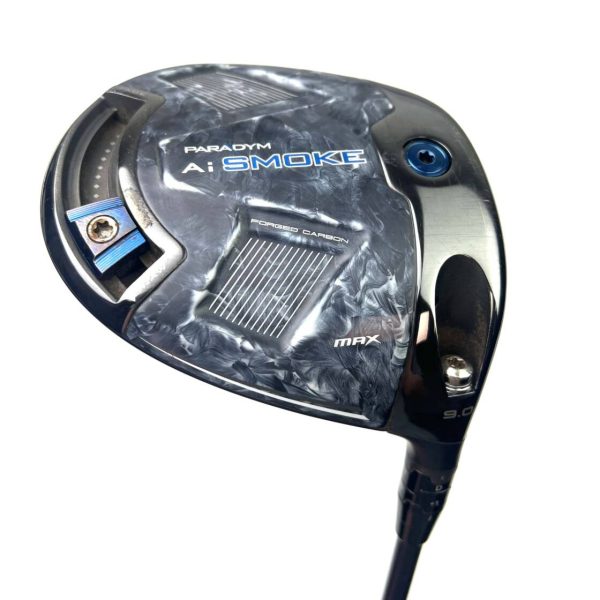 Callaway Paradym Ai Smoke Max Driver / 9 Degree / Tensei Blue AV Series 65 Stiff Flex