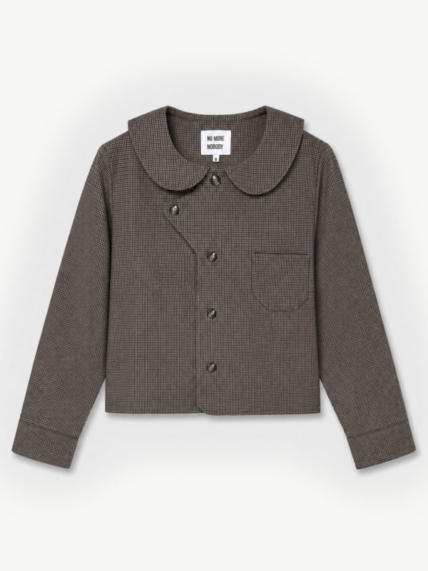 Lightweight Shacket Jacket Cotton Brown Check – Sonje