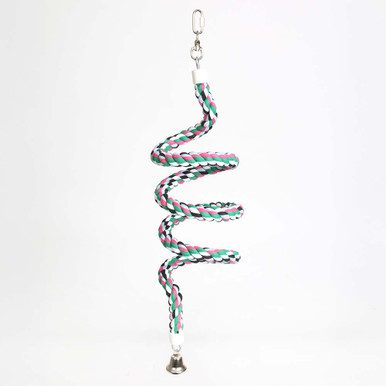 Parrot Boing - Cotton Spiral Bouncing Perch - Medium