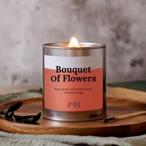 Bouquet Of Flowers Scented Floral Candle