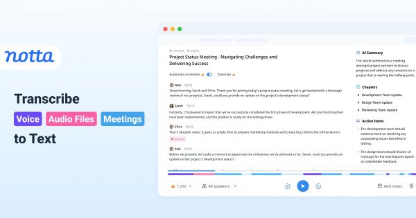 Notta Mobile App