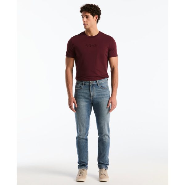 Straight Fit Jeans In Light Wash