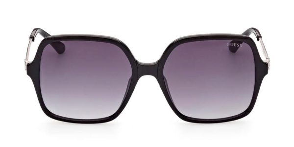 Guess GU7845 Unisex Black Squared Sunglasses