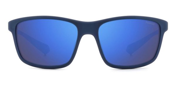 Polaroid PLD 2153/S Men Blue Squared Sunglasses