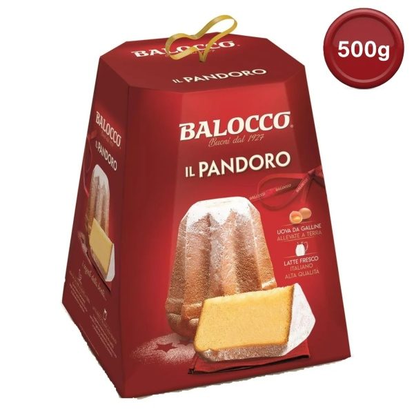 Balocco Pandoro 500 g – Traditional Italian Christmas Cake
