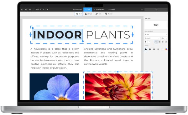 Edit PDF on Mac