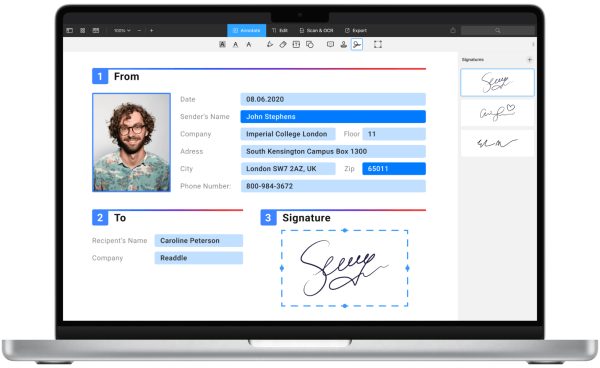 Sign PDF on Mac