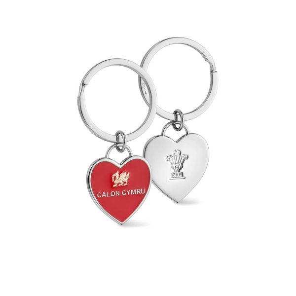 Clogau WRU Welsh Heart Keyring