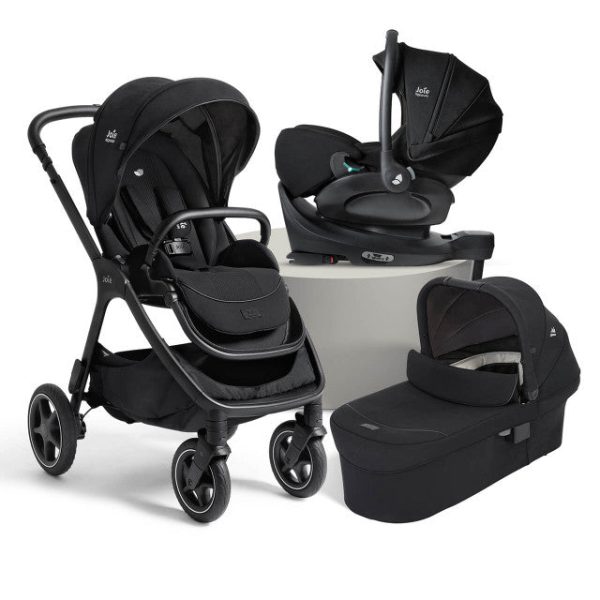 Joie Finiti Flex Travel Ready Bundle with i-Level Pro Car Seat and ISOFIX Base - Eclipse