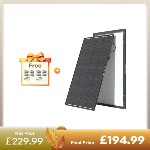 ShadowFlux 12V 200W Anti-Shading Solar Panel