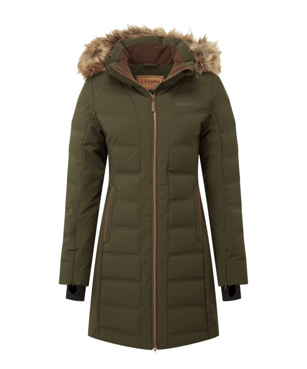 Hurlingham Waterproof Down Coat - Forest