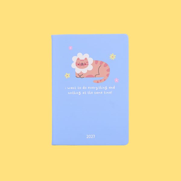 A5 2027 Diary Sarcastic Cat