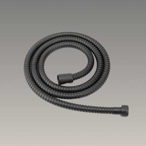 Showery® Black Universal Stainless Steel Shower Hose 1.5m