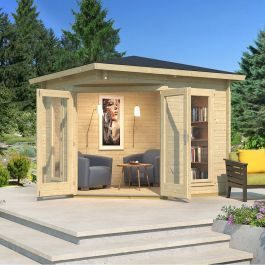 Oswestry Corner Log Cabin 2.4m x 2.4m