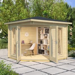 Scottie Corner Log Cabin 2.4m x 2.4m