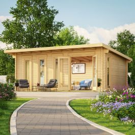 Wolverine Log Cabin 6m x 4m