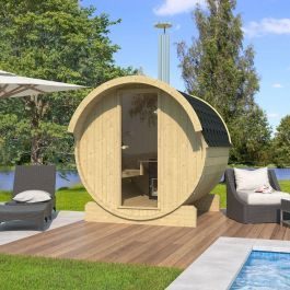 Stjarna 220 Outdoor Barrel Sauna 4-6 Person