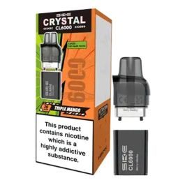 SKE Crystal CL6000 Prefilled Pod - Triple Mango