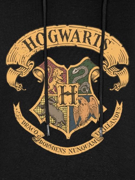 Harry Potter Hogwarts Coat of Arms, Oversized Unisex Hoodie