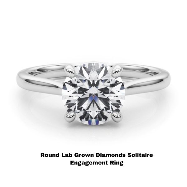 Lydia 0.75ct Lab-Grown Round Diamond Solitaire Ring