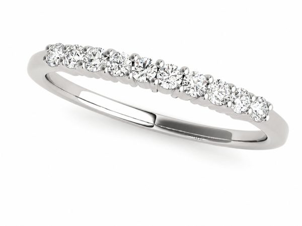 Libby Prong Half Eternity Diamond Ring