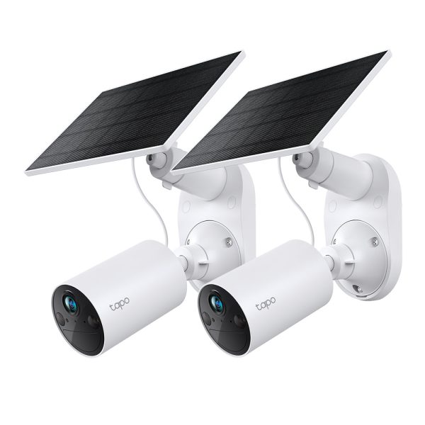 Tapo TC82 KIT Twin Pack 2K Solar-Powered Security Camera